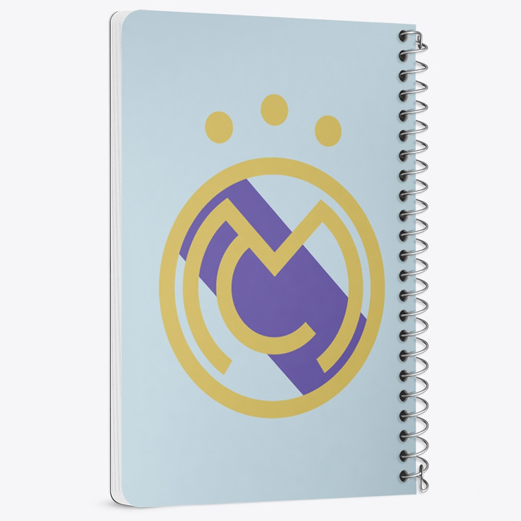 دفتر لیست خرید 50 برگ خندالو طرح باشگاه رئال مادرید Real Madrid کد 2033