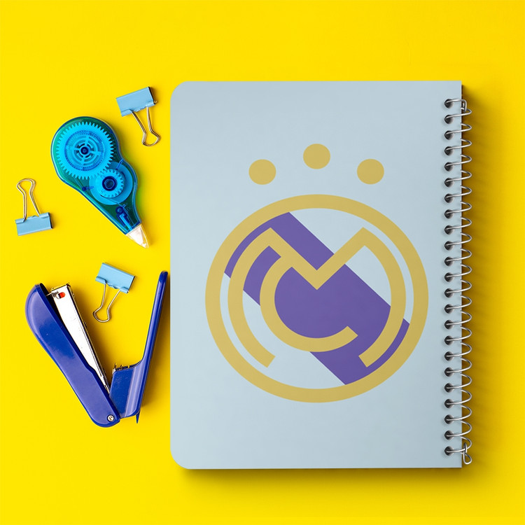 دفتر لیست خرید 50 برگ خندالو طرح باشگاه رئال مادرید Real Madrid کد 2033