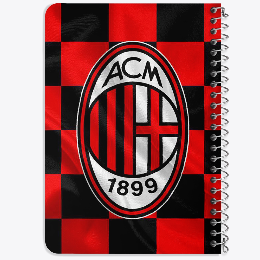 دفتر لیست خرید 50 برگ خندالو طرح باشگاه آث میلان A.C. Milan کد 2029