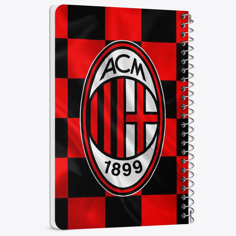 دفتر لیست خرید 50 برگ خندالو طرح باشگاه آث میلان A.C. Milan کد 2029