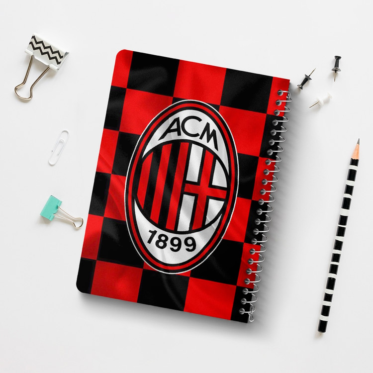 دفتر لیست خرید 50 برگ خندالو طرح باشگاه آث میلان A.C. Milan کد 2029