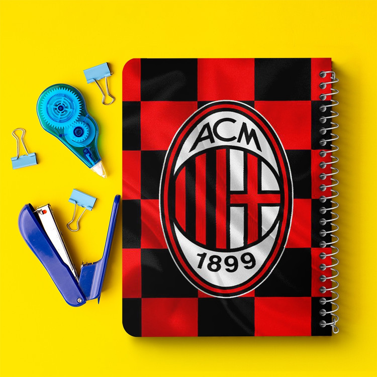 دفتر لیست خرید 50 برگ خندالو طرح باشگاه آث میلان A.C. Milan کد 2029