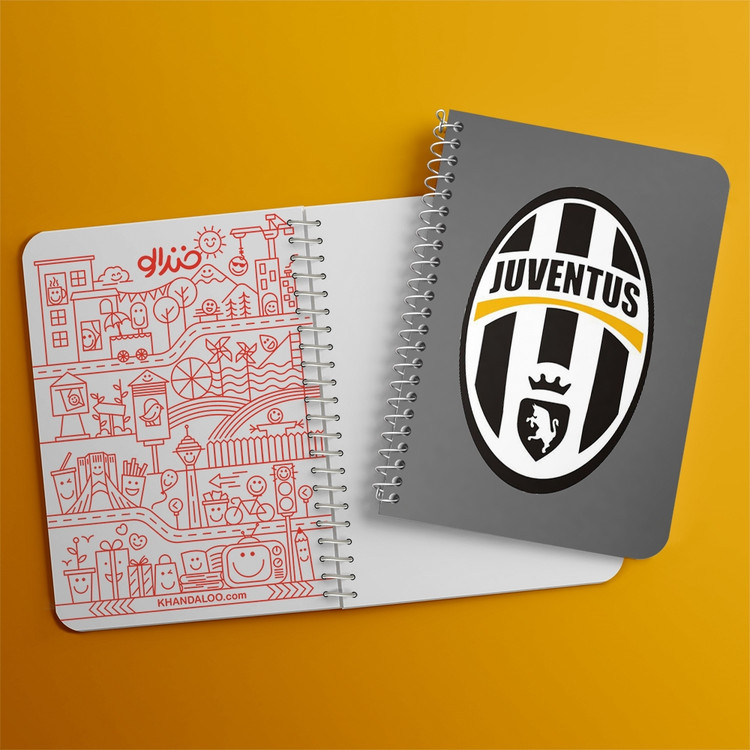 دفتر لیست خرید 50 برگ خندالو طرح باشگاه یوونتوس Juventus کد 2013
