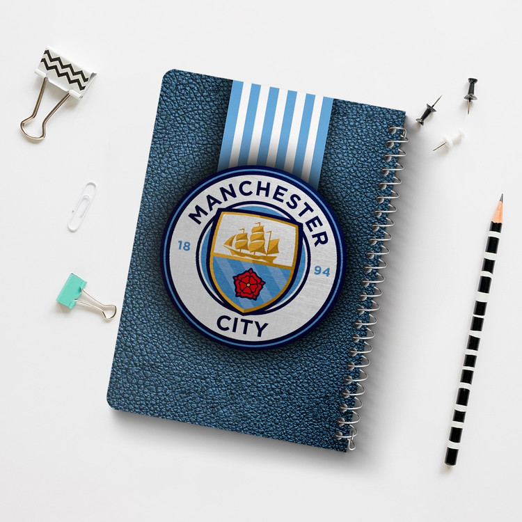 دفتر لیست خرید 50 برگ خندالو طرح باشگاه منچستر سیتی Manchester City کد 2007