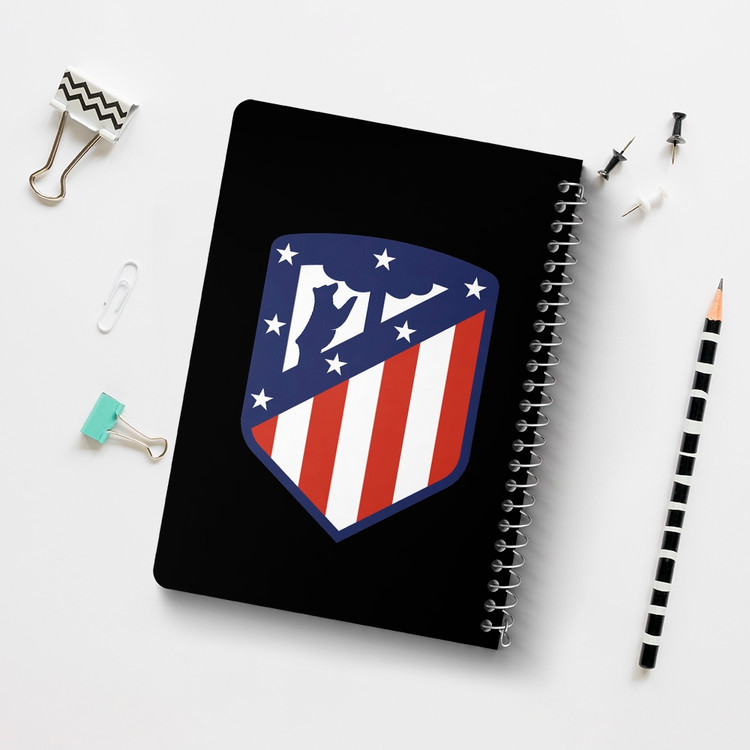 دفتر لیست خرید 50 برگ خندالو طرح باشگاه اتلتیکو مادرید Atletico Madrid کد 1997