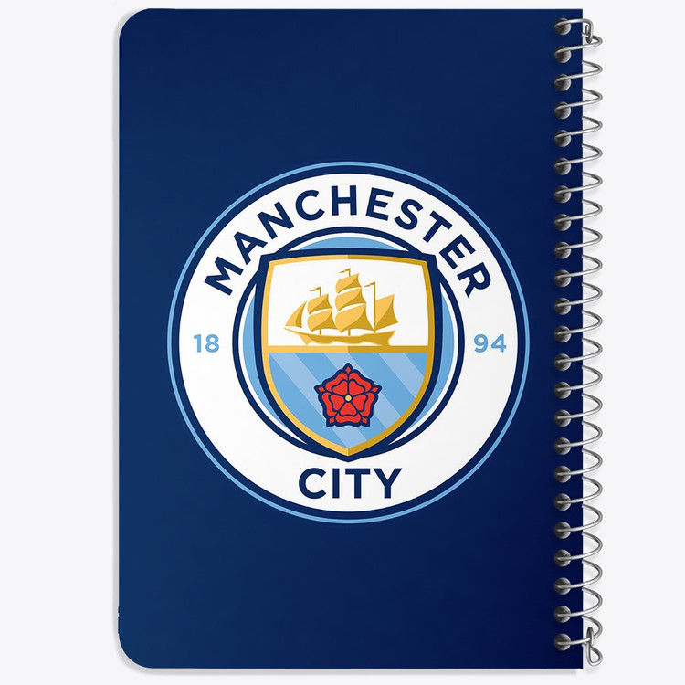 دفتر لیست خرید 50 برگ خندالو طرح باشگاه منچسترسیتی Manchester City کد 1988