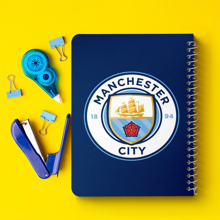 دفتر لیست خرید 50 برگ خندالو طرح باشگاه منچسترسیتی Manchester City کد 1988