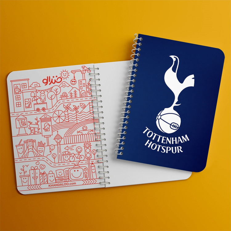 دفتر لیست خرید 50 برگ خندالو طرح باشگاه تاتنهام Tottenham کد 1980