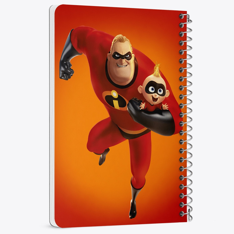 دفتر لیست خرید 50 برگ خندالو طرح شگفت انگیزان The Incredibles کد 1847