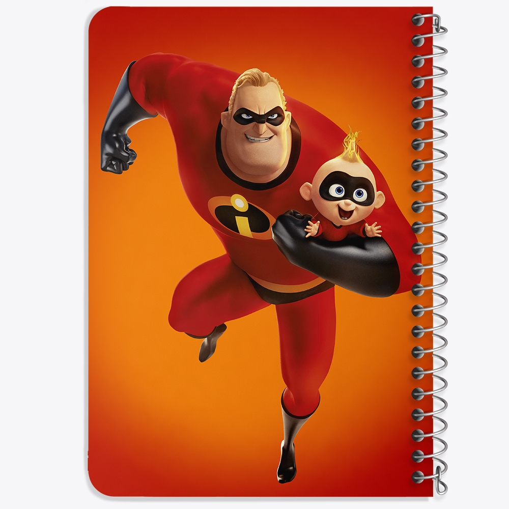 دفتر لیست خرید 50 برگ خندالو طرح شگفت انگیزان The Incredibles کد 1847