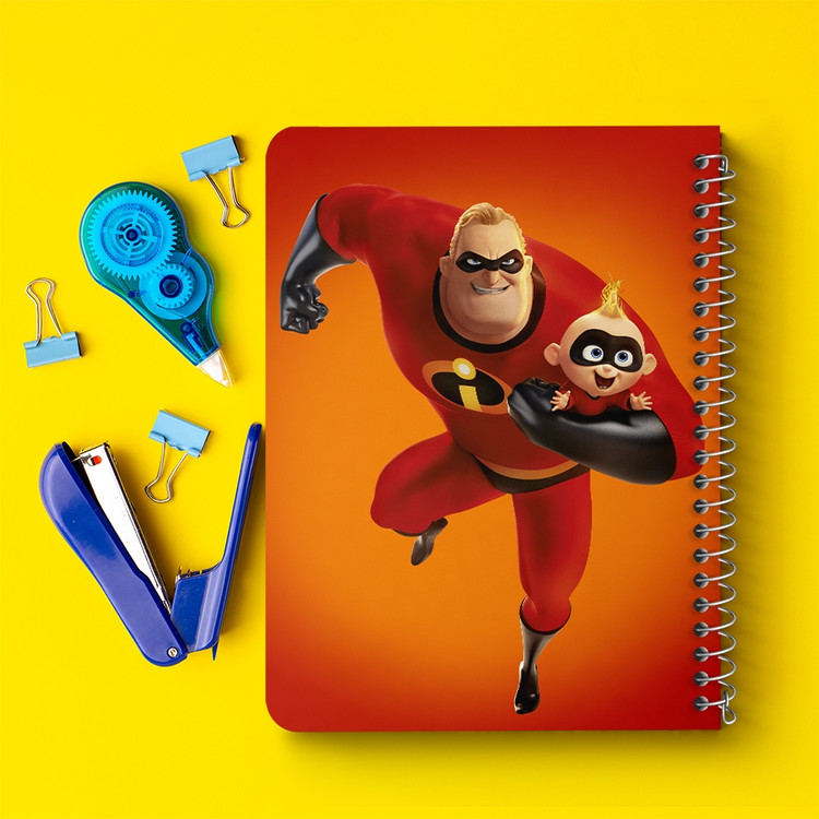 دفتر لیست خرید 50 برگ خندالو طرح شگفت انگیزان The Incredibles کد 1847