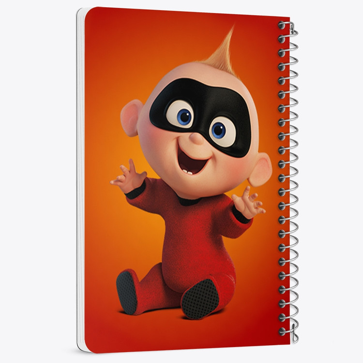 دفتر لیست خرید 50 برگ خندالو طرح شگفت انگیزان The Incredibles کد 1843