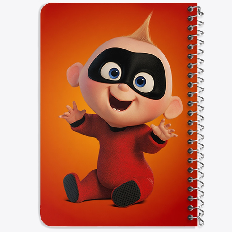 دفتر لیست خرید 50 برگ خندالو طرح شگفت انگیزان The Incredibles کد 1843