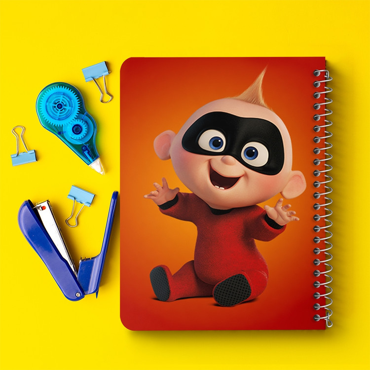 دفتر لیست خرید 50 برگ خندالو طرح شگفت انگیزان The Incredibles کد 1843