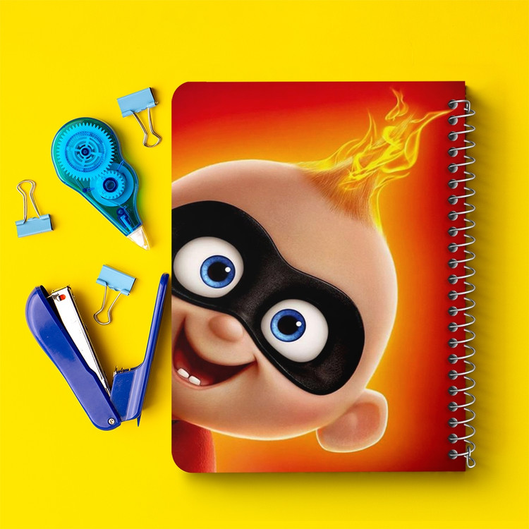 دفتر لیست خرید 50 برگ خندالو طرح شگفت انگیزان The Incredibles کد 1842