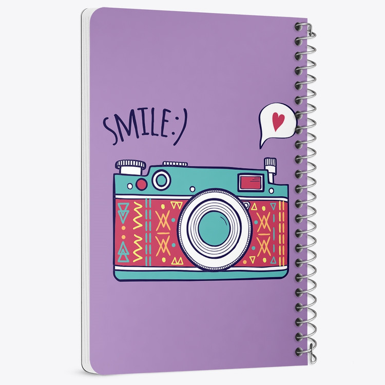 دفتر لیست خرید 50 برگ خندالو طرح دوربین کد 1760