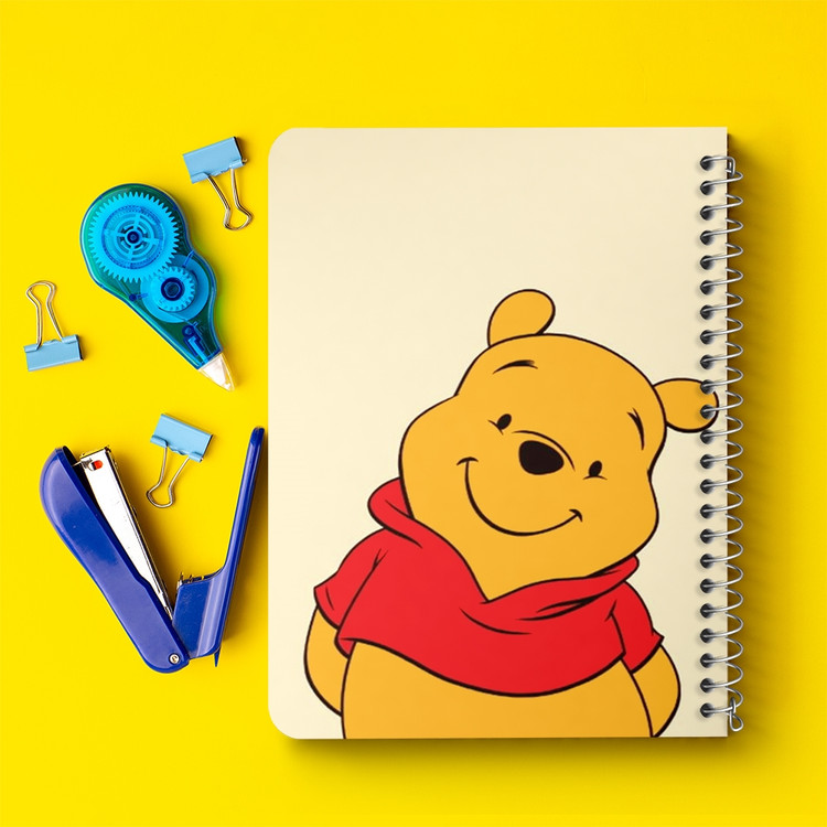 دفتر لیست خرید 50 برگ خندالو طرح خرس پو Winnie The Pooh کد 1596