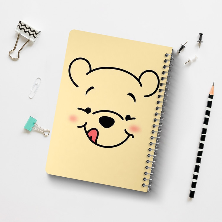 دفتر لیست خرید 50 برگ خندالو طرح خرس پو Winnie The Pooh کد 1591