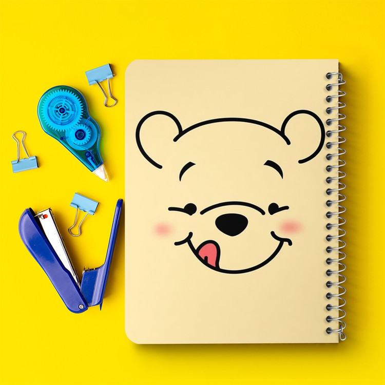 دفتر لیست خرید 50 برگ خندالو طرح خرس پو Winnie The Pooh کد 1591