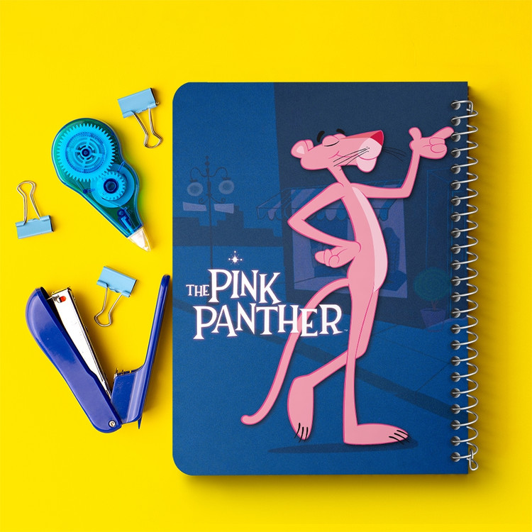 دفتر لیست خرید 50 برگ خندالو طرح پلنگ صورتی Pink Panther کد 1405