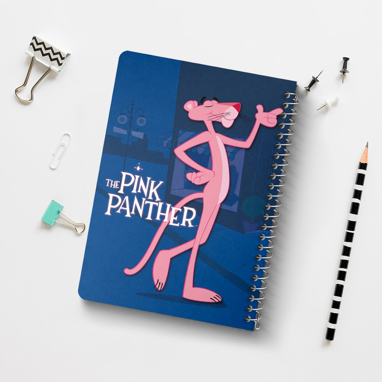 دفتر لیست خرید 50 برگ خندالو طرح پلنگ صورتی Pink Panther کد 1405