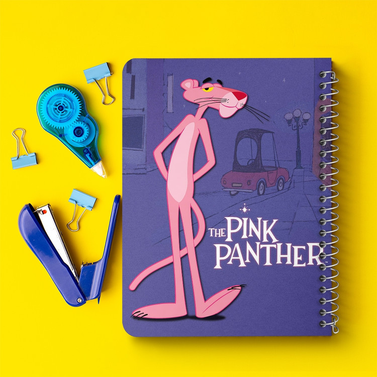 دفتر لیست خرید 50 برگ خندالو طرح پلنگ صورتی Pink Panther کد 1403