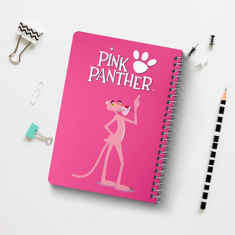 دفتر لیست خرید 50 برگ خندالو طرح پلنگ صورتی Pink Panther کد 1402