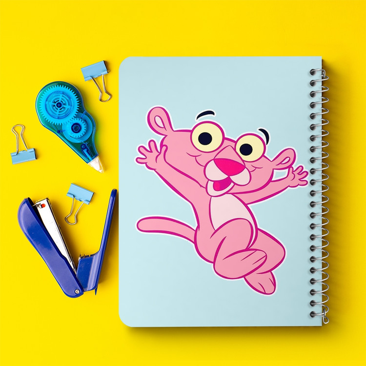 دفتر لیست خرید 50 برگ خندالو طرح پلنگ صورتی Pink Panther کد 1400