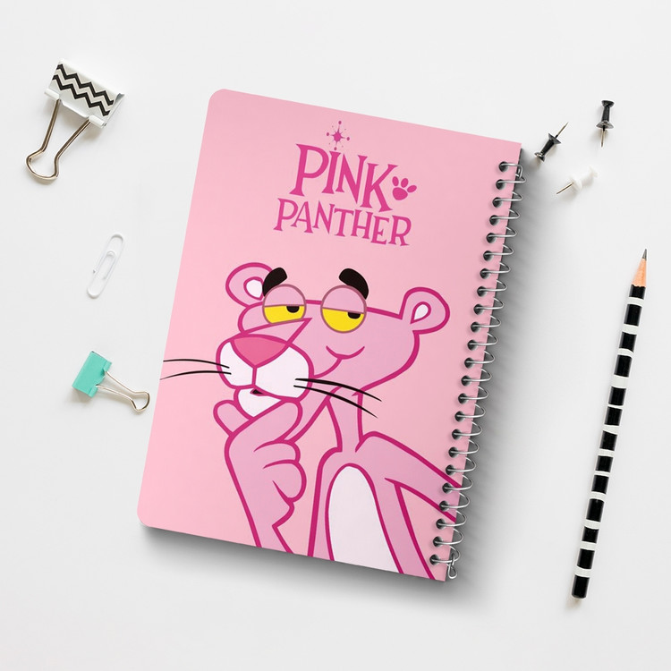 دفتر لیست خرید 50 برگ خندالو طرح پلنگ صورتی Pink Panther کد 1399