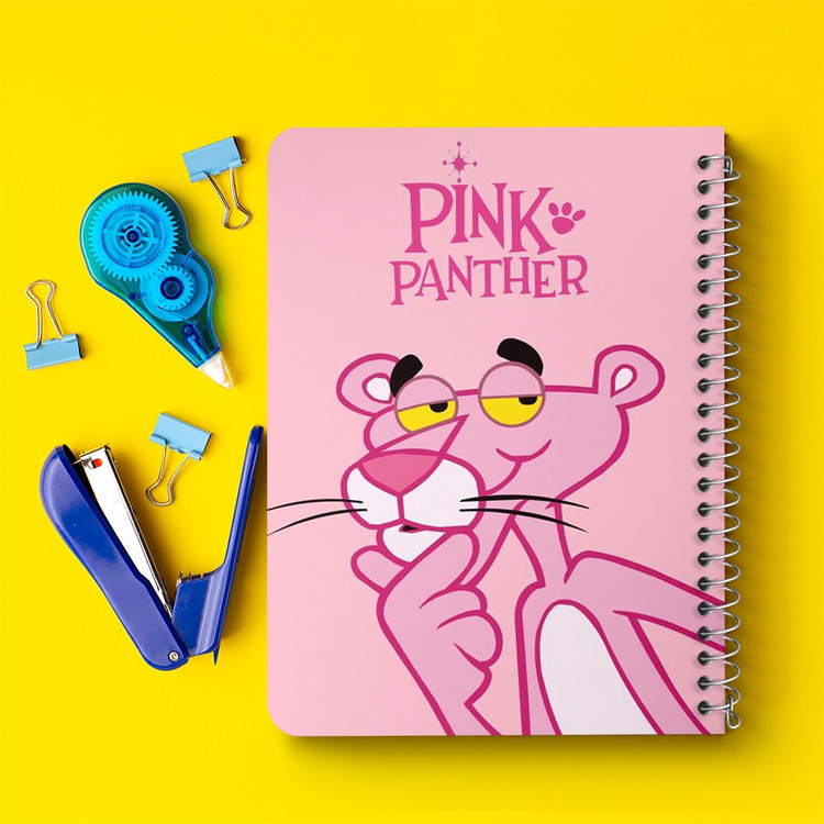 دفتر لیست خرید 50 برگ خندالو طرح پلنگ صورتی Pink Panther کد 1399