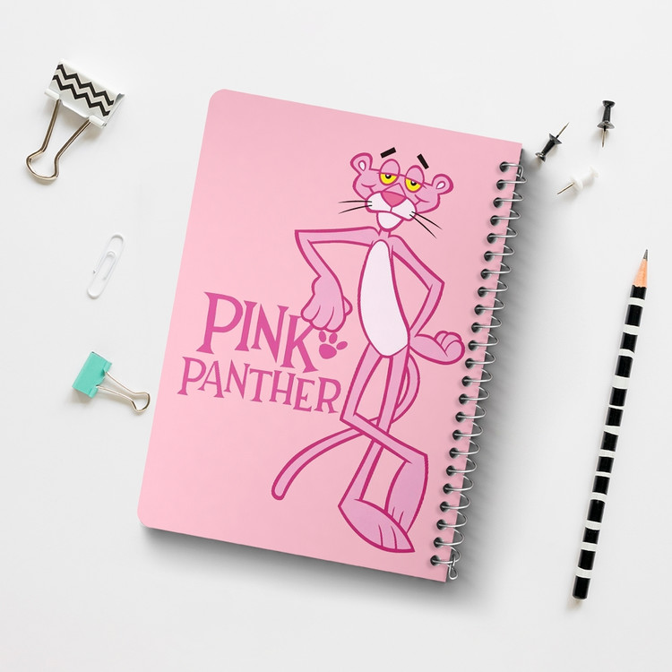 دفتر لیست خرید 50 برگ خندالو طرح پلنگ صورتی Pink Panther کد 1397