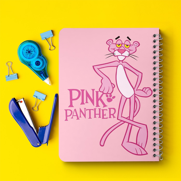 دفتر لیست خرید 50 برگ خندالو طرح پلنگ صورتی Pink Panther کد 1397