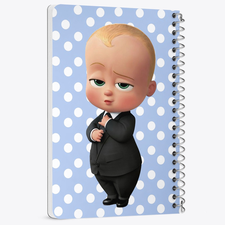 دفتر لیست خرید 50 برگ خندالو طرح انیمیشن بچه رئیس The Boss Baby کد 1372