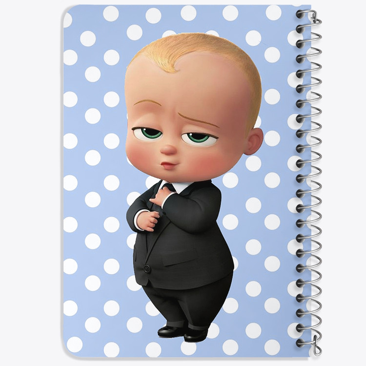 دفتر لیست خرید 50 برگ خندالو طرح انیمیشن بچه رئیس The Boss Baby کد 1372