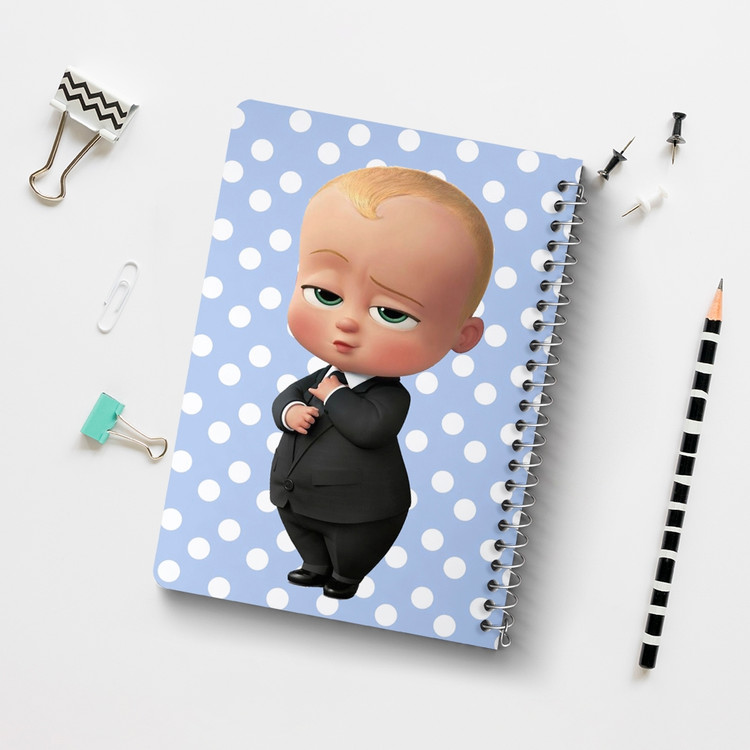 دفتر لیست خرید 50 برگ خندالو طرح انیمیشن بچه رئیس The Boss Baby کد 1372