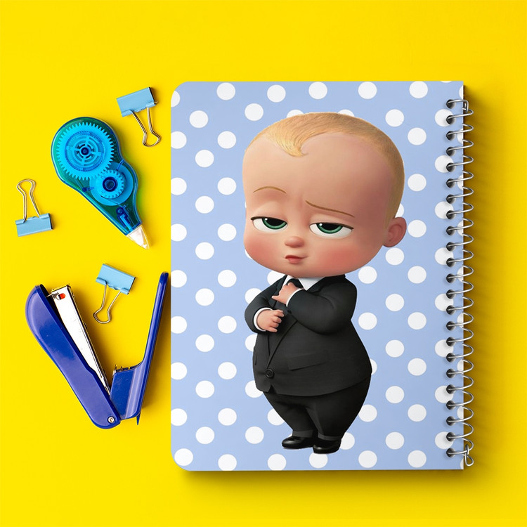 دفتر لیست خرید 50 برگ خندالو طرح انیمیشن بچه رئیس The Boss Baby کد 1372