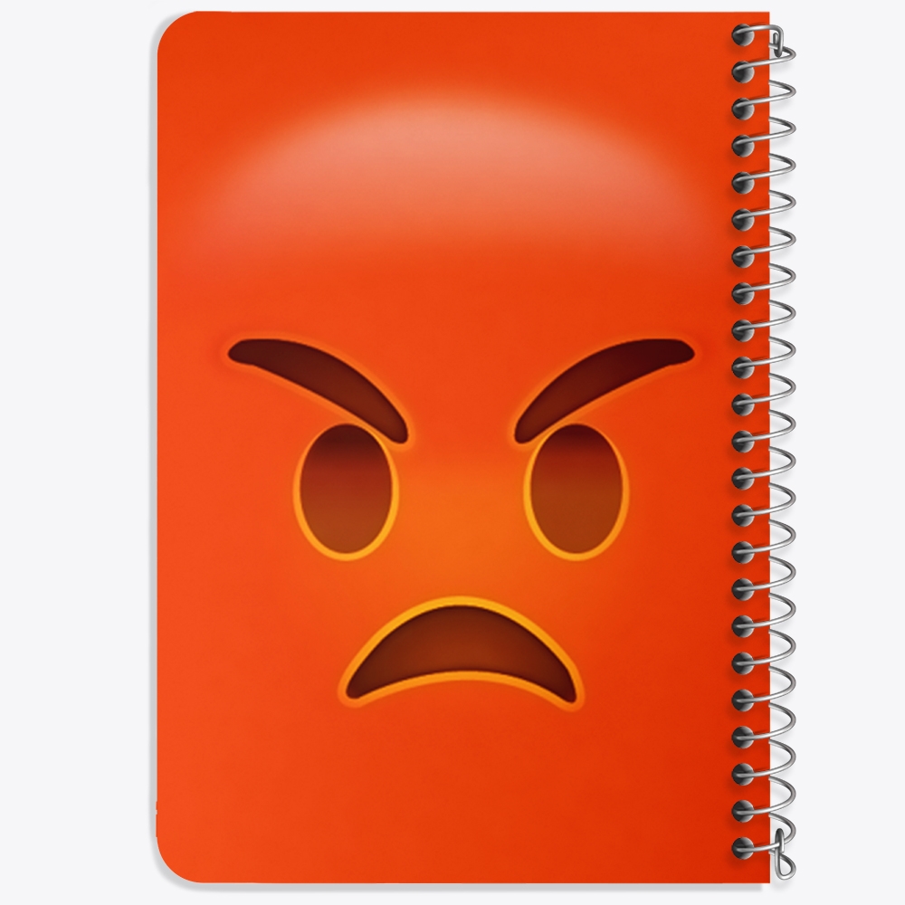 دفتر لیست خرید 50 برگ خندالو طرح ایموجی Emoji کد 1298