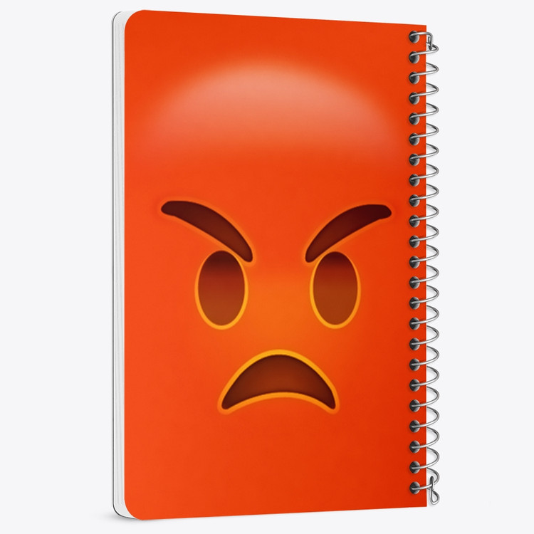 دفتر لیست خرید 50 برگ خندالو طرح ایموجی Emoji کد 1298