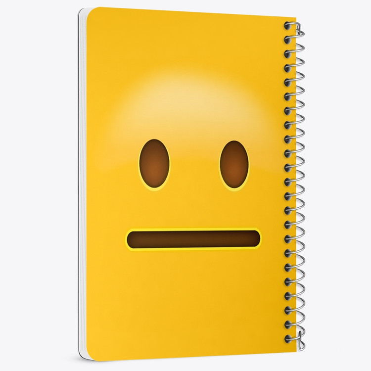 دفتر لیست خرید 50 برگ خندالو طرح ایموجی Emoji کد 1293