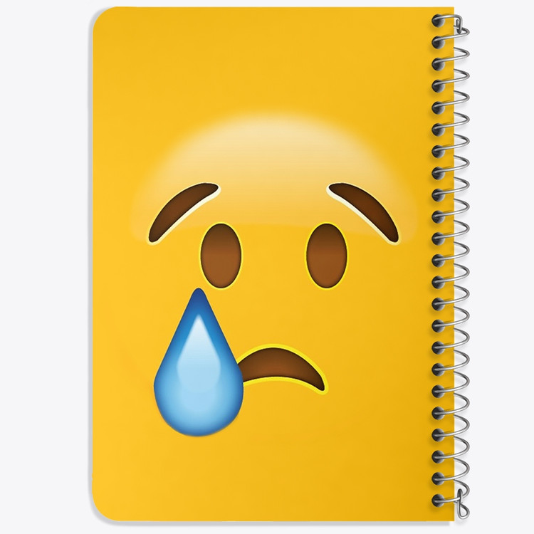 دفتر لیست خرید 50 برگ خندالو طرح ایموجی Emoji کد 1291