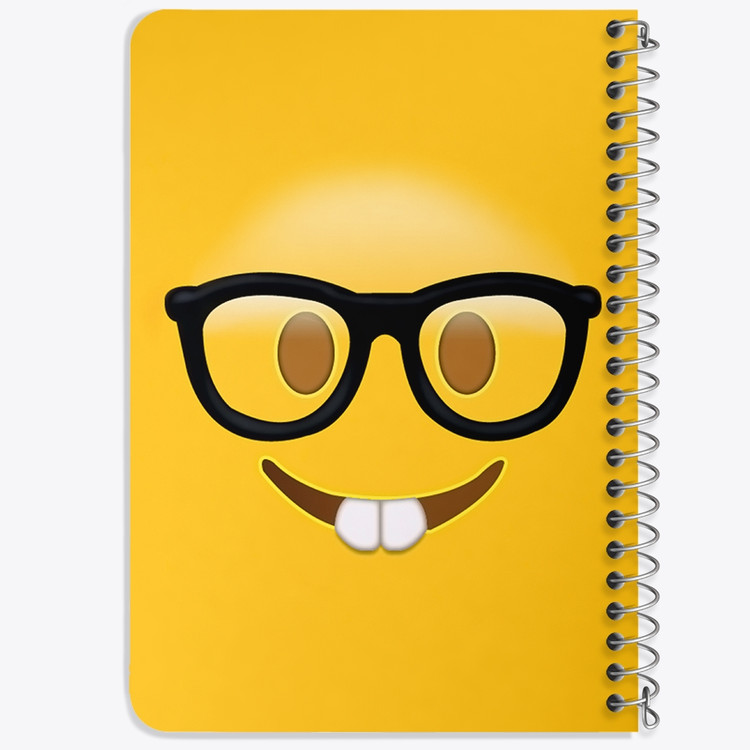 دفتر لیست خرید 50 برگ خندالو طرح ایموجی Emoji کد 1290