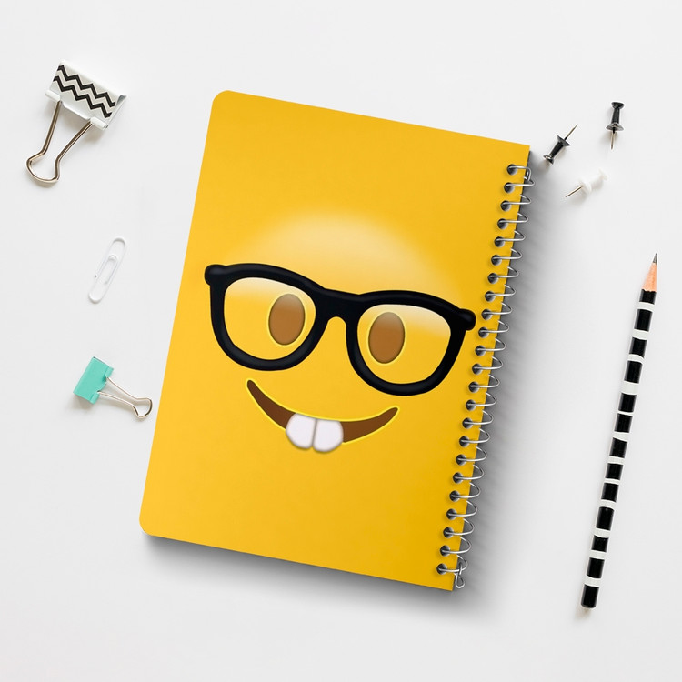 دفتر لیست خرید 50 برگ خندالو طرح ایموجی Emoji کد 1290