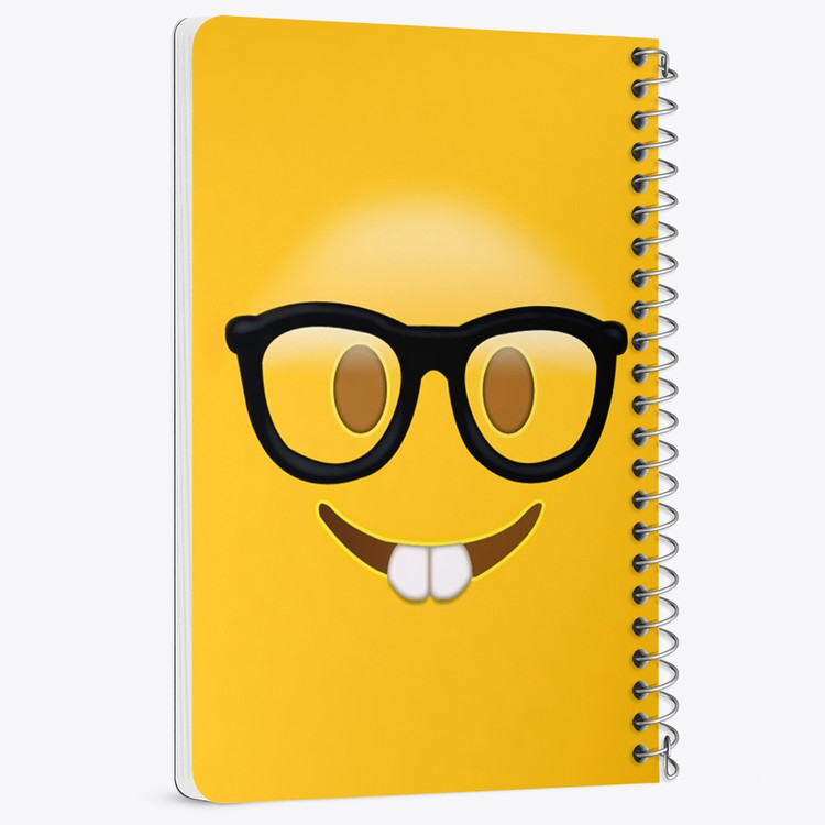 دفتر لیست خرید 50 برگ خندالو طرح ایموجی Emoji کد 1290