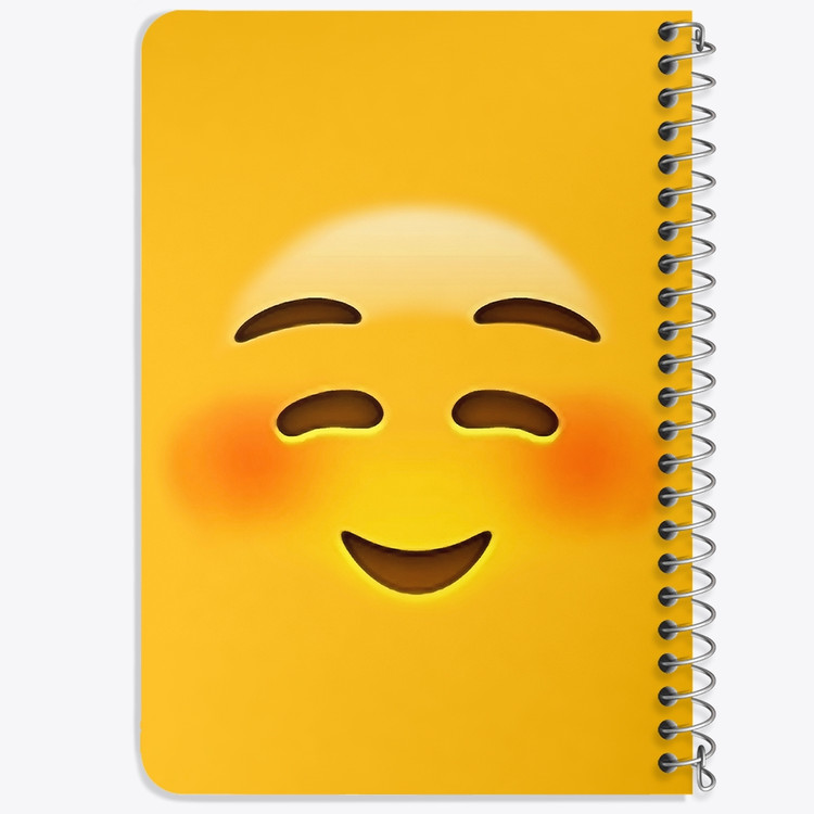 دفتر لیست خرید 50 برگ خندالو طرح ایموجی Emoji کد 1289