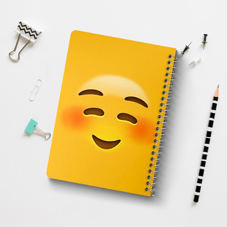 دفتر لیست خرید 50 برگ خندالو طرح ایموجی Emoji کد 1289