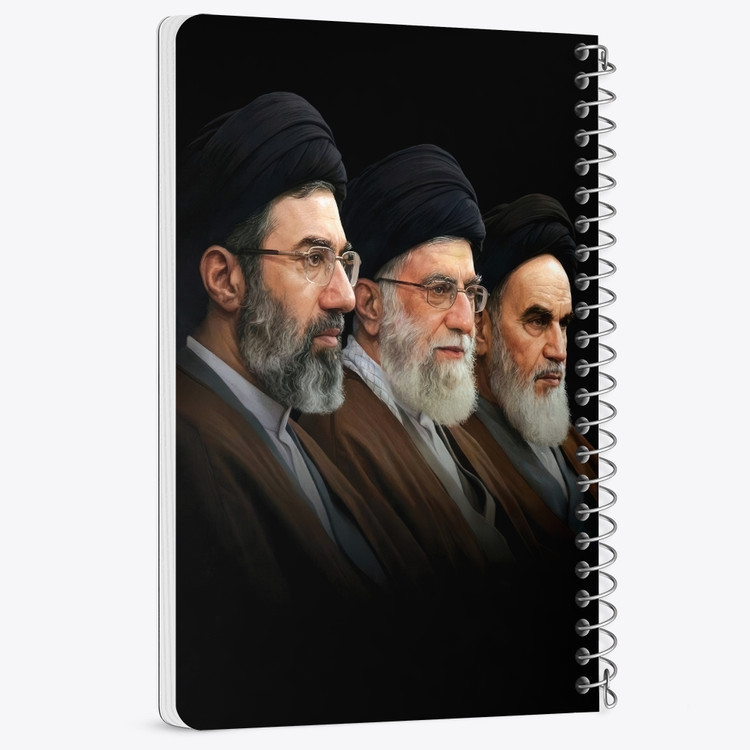 دفتر نقطه ای 50 برگ خندالو طرح رهبری کد F14649