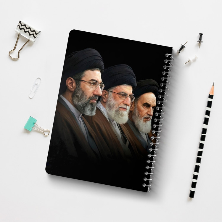 دفتر نقطه ای 50 برگ خندالو طرح رهبری کد F14649