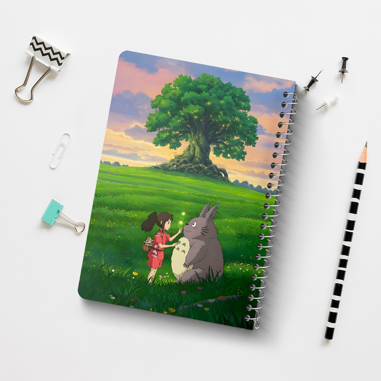 دفتر نقطه ای 50 برگ خندالو طرح انیمه توتورو (Totoro) کد F14609