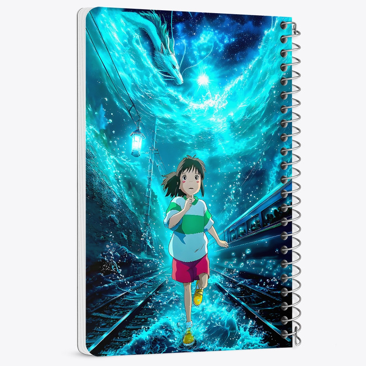 دفتر نقطه ای 50 برگ خندالو طرح شهر اشباح (Spirited Away) کد F14528