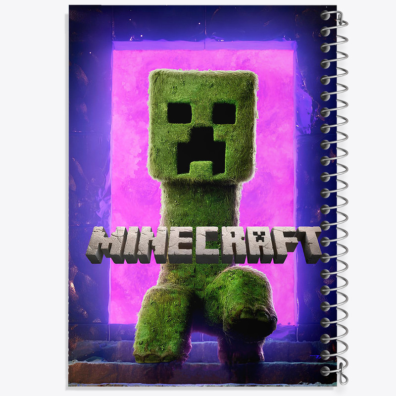 دفتر نقاشی 50 برگ خندالو طرح ماینکرافت (Minecraft) کد F14383